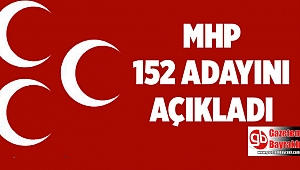 MHP 152 başkan adayını daha açıkladı