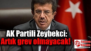 AK Partili Zeybekci: Artık grev olmayacak