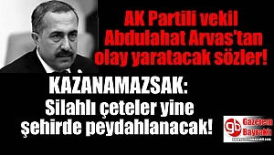 AKP'li vekil: Kazanamazsak silahlı çeteler peydahlanacak