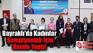 Bayraklı'da Kadınlar Şampiyonluk İçin Hamle Yaptı