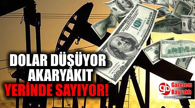 Dolar düşüyor, akaryakıt yerinde sayıyor