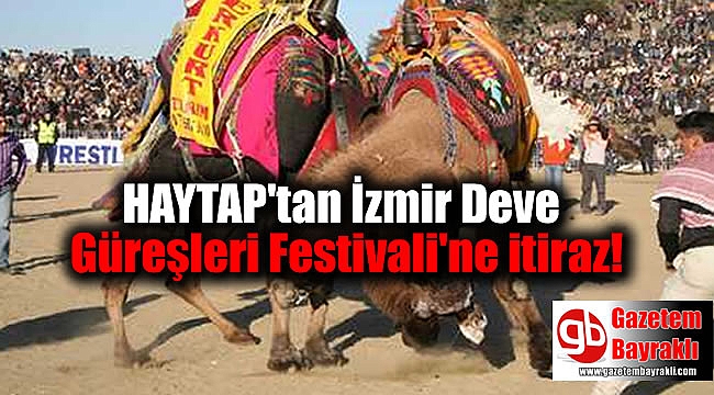 HAYTAP'tan İzmir Deve Güreşleri Festivali'ne itiraz