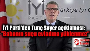 İYİ Parti Genel Başkan Yardımcısından Soyer açıklaması: 