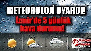 İzmir'de 5 günlük hava durumu
