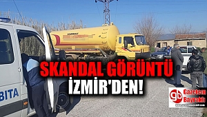 İzmir'de atık sıvıları dereye döktüler