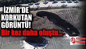 İzmir'de bir düden daha oluştu