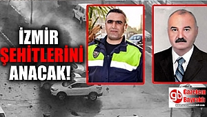 İzmir, Kahraman şehit polis Sekin ve mübaşir Can'ı anacak