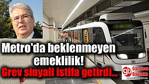 İzmir Metro'da Genel Müdür Sönmez Alev emekli oluyor