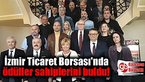 İzmir Ticaret Borsası'nda ödüller sahiplerini buldu