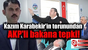Kazım Karabekir'in torunundan AKP'li bakana tepki