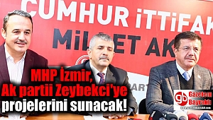 MHP İzmir, Zeybekci'ye projelerini sunacak
