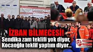 Sendika Başkanı, Kocaoğlu'ndan İZBAN için bir teklif gelmediğini iddia etti