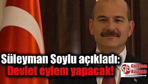 Süleyman Soylu açıkladı: Devlet eylem yapacak