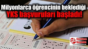 2019 YKS Başvuruları Başladı