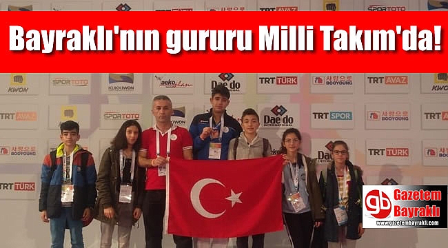 Bayraklı'nın gururu Milli Takım'da
