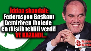 Federasyon Başkanı Demirören İddaa ihalesinde en düşük teklifi verdi