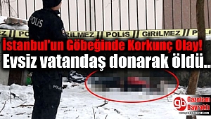 İstanbul'un Göbeğinde Korkunç Olay! Evsiz vatandaş donarak öldü