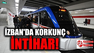 İZBAN'da korkunç intihar