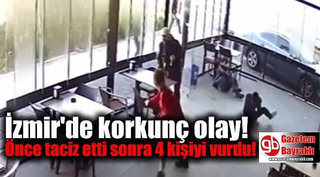 İzmir Buca'daki pastanede korkunç olay