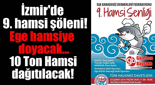 İzmir'de 9. Hamsi Şöleni