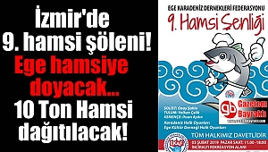 İzmir'de 9. Hamsi Şöleni