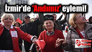İzmir'de 'Andımız' eylemi