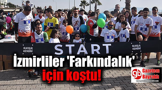 İzmir 'Farkındalık' için koştu