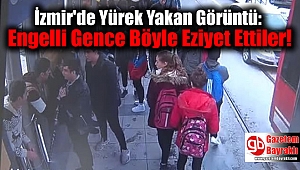 İzmir'de Tramvay Durağında Yürek Yakan Görüntü: Engelli Gence Böyle Eziyet Ettiler