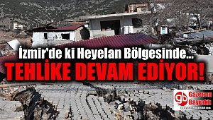 İzmir'deki heyelan bölgesinde tehlike devam ediyor