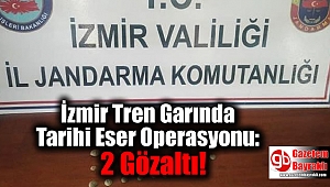 İzmir Tren Garında Tarihi Eser Operasyonu: 2 Gözaltı