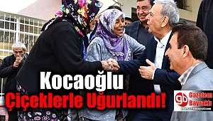 Kocaoğlu Çiçeklerle Uğurlandı