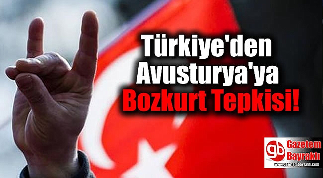 Türkiye'den Avusturya'ya Bozkurt Tepkisi