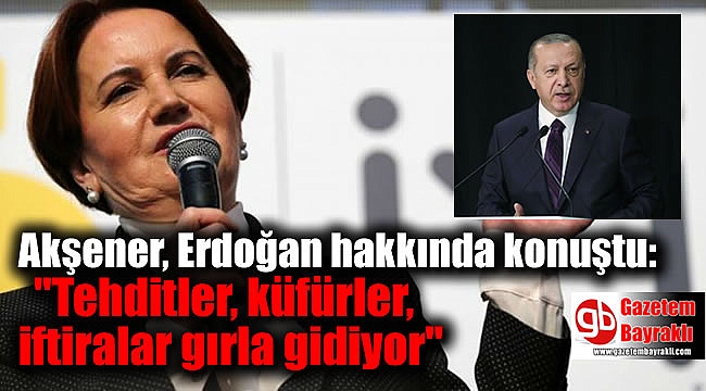 Akşener, Erdoğan hakkında konuştu: