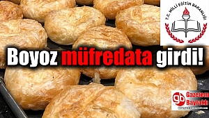 Boyoz müfredata girdi