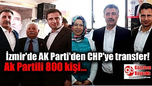 İzmir'de AK Parti'den CHP'ye transfer
