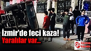 İzmir'de korkunç traktör kazası