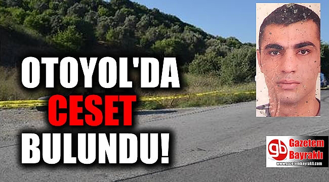 İzmir'de otoyol kenarında silahla vurularak öldürülmüş ceset bulundu