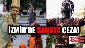 İzmir'de sokak sanatçısına zabıtadan para cezası