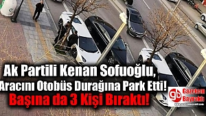 Kenan Sofuoğlu, Aracını Otobüs Durağına Park Edip Başına 3 Kişi Bıraktı