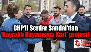 Serdar Sandal'dan 'Bayraklı Dayanışma Kart' projesi