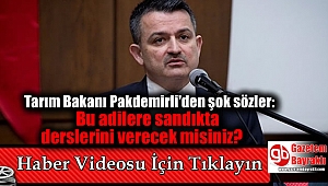 Tarım Bakanı Pakdemirli'den şok sözler: Bu adilere sandıkta derslerini verecek misiniz