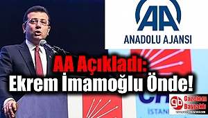 AA Açıkladı: İstanbul'da Ekrem İmamoğlu Önde