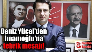 Deniz Yücel'den İmamoğlu'na tebrik mesajı