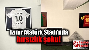 İzmir Atatürk Stadı'nda hırsızlık şoku