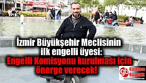 İzmir Büyükşehir'in ilk engelli üyesi Ahmet Baran Uğur oldu