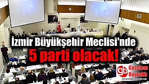İzmir Büyükşehir Meclisi'nde 5 parti olacak