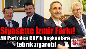 İzmir'de AK Parti'den CHP'li başkanlara tebrik ziyareti