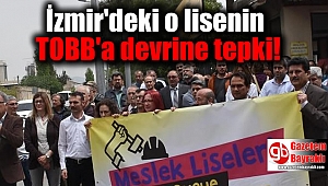 İzmir'deki o lisenin TOBB'a devrine tepki