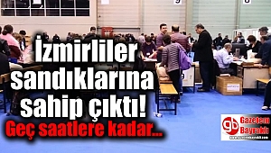 İzmirliler sandıklarına sahip çıktı