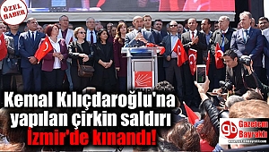 Kemal Kılıçdaroğlu'na yapılan saldırı İzmir'de kınandı